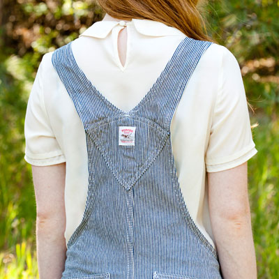 Hickory Stripe Overalls - GL06