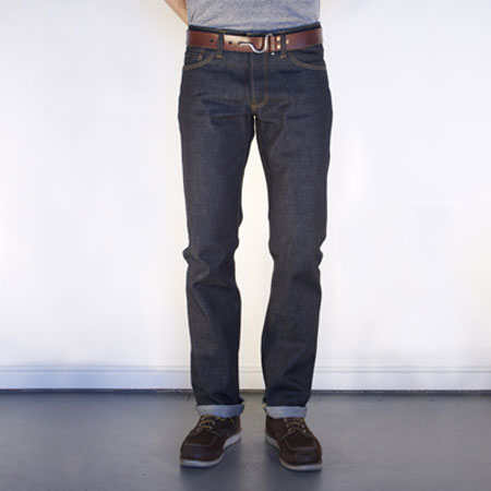Check out these John Graham Mellor Slim Straight Jeans made in San Francisco, CA by Tellason. Purchase to support well crafted, raw selvage denim and 2 American workers. Gets you 3080 Boom™ Points.