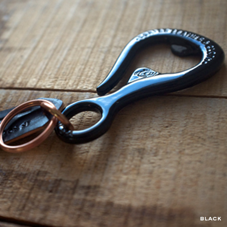 Check out this Bottle Hook made in Boston, MA by Corter Leather. Purchase to crack a brew with tough plated steel and support 1 American worker. Gets you 511 Boom™ Points.