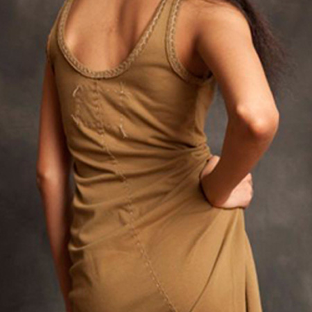 Check out this Dress, made in Florence, AL by Alabama Chanin. Purchase to support hand-sewn, slow fashion and 582 American workers. Gets you 4,060 Boom™ Points.