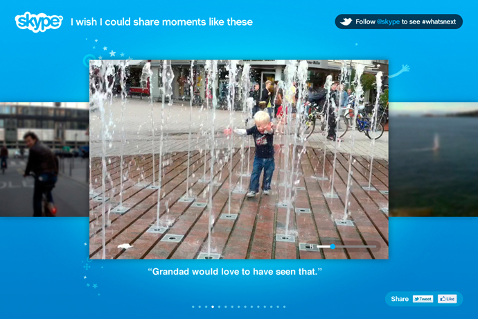 Skype announcement teaser site