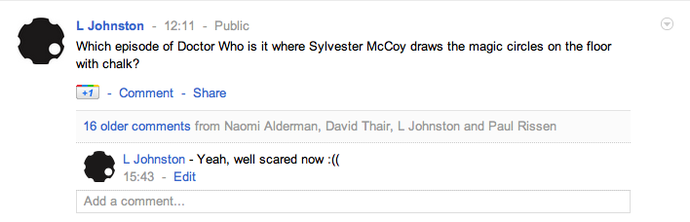 Google+ questions