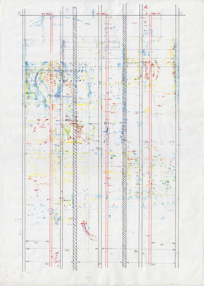 Sketch wireframe grid