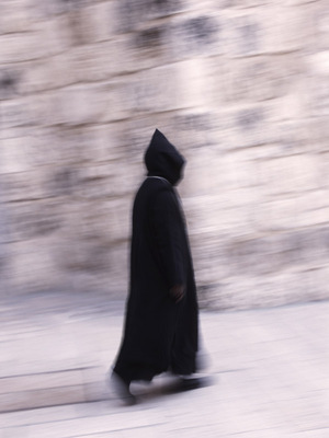 Fine Art Print of Monk in Jerusalem by Assaf Frank
