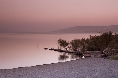 Fine Art Print of Lake at Dusk,Sea of Galilee, Israel by Assaf Frank