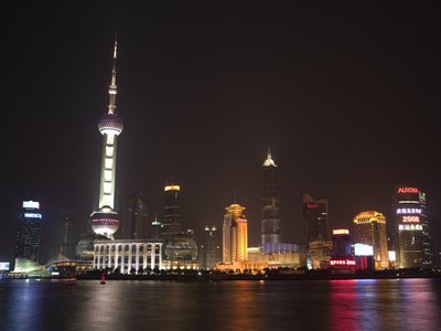 Fine Art Print of Shanghai Skyline by Assaf Frank