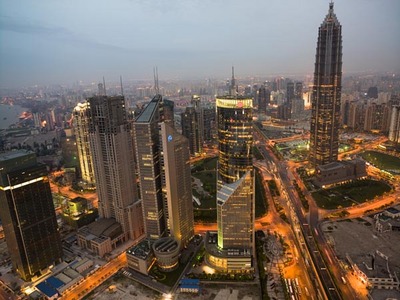 Fine Art Print of Shanghai High View by Assaf Frank