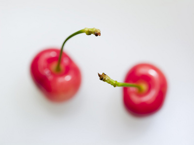 Fine Art Print of Two Cherries by Assaf Frank