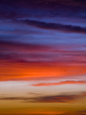 Fine Art Print of Malaysia Sunset Clouds - Right by Assaf Frank