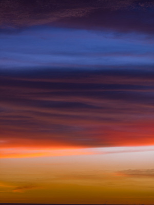 Fine Art Print of Malaysia Sunset Clouds - Left by Assaf Frank