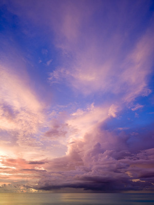 Fine Art Print of Malaysia Storm Clouds - Upright by Assaf Frank