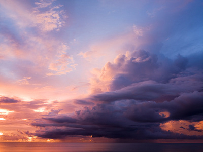 Fine Art Print of Malaysia Black Storm Clouds by Assaf Frank