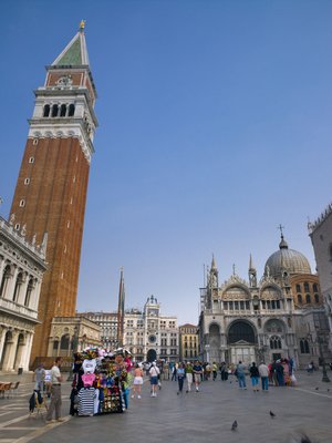 Fine Art Print of Italy, Venice, Piazza San Marco, St. Marks Square by Assaf Frank