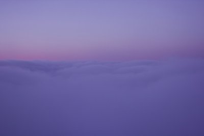 Fine Art Print of Clouds at dusk, aerial view by Assaf Frank