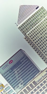 Fine Art Print of Canary Wharf London Financial Centre by Assaf Frank