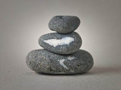 Fine Art Print of Pebbles close-up by Assaf Frank