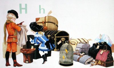 Fine Art Print of The letter 'H' by Janet and Anne Johnstone