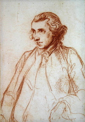 Fine Art Print of Portrait of a Gentleman by Angelica Kauffmann