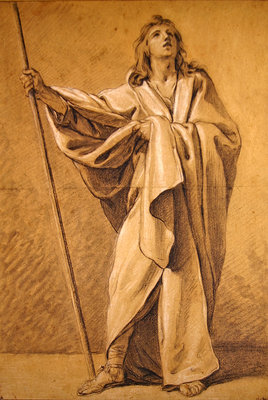 Fine Art Print of Study of Saint Roch by Charles-Michel-Ange Challe