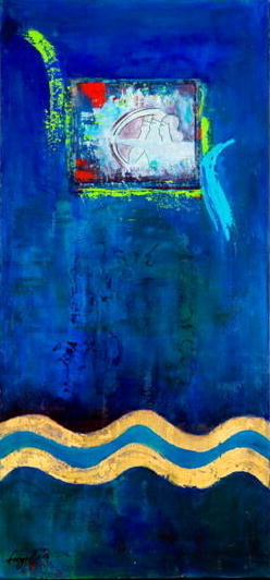 Fine Art Print of Assyrian archers between two rivers, 2004 by Firyal Al-Adhamy