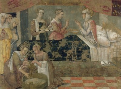 Fine Art Print of Birth of the Virgin by Giovanni Bellini