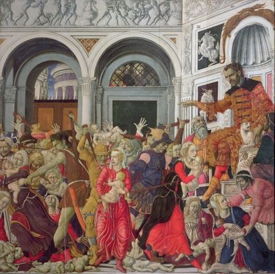 Fine Art Print of The Massacre of the Innocents by Matteo di Giovanni di Bartolo