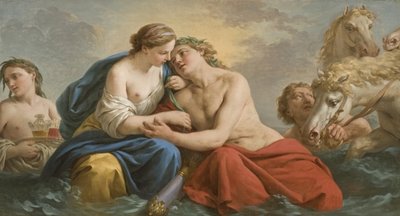 Fine Art Print of Sunset, 1772 by Louis Jean Francois I Lagrenee