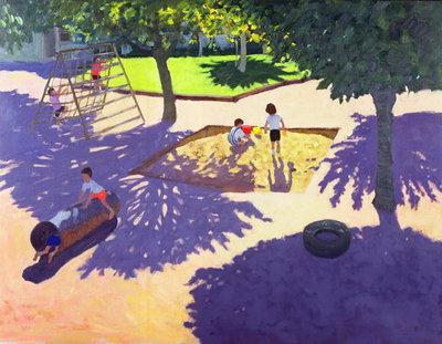Sandpit, France (oil on canvas) by Andrew Macara - print