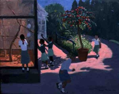 Aviary, Edgbaston, 1996 (oil on canvas) by Andrew Macara - print