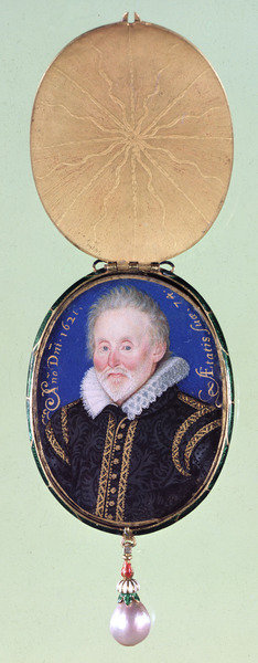Portrait of an unknown man, c.1621 by Lawrence Hilliard - print