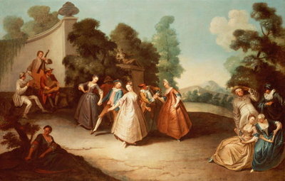 La Danse by Philippe Mercier - print