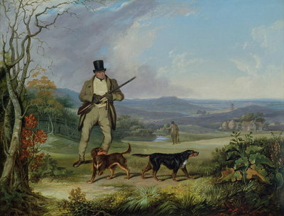 Fine Art Print of The Afternoon Shoot by Philip Reinagle