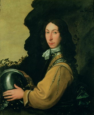 Portrait of John Evelyn (1620-1706) by English School - print