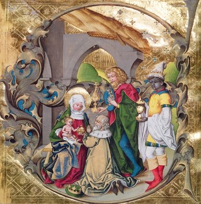 Codex 15.501 The Adoration of the Kings (vellum) by German School - print
