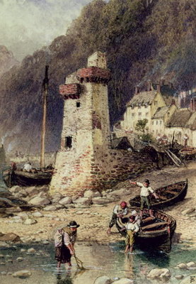 Lynmouth, Devonshire by Myles Birket Foster - print