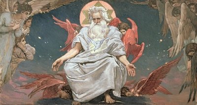 Savaoph, God the Father, 1885-96 (oil on canvas) by Victor Mikhailovich Vasnetsov - print