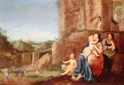 The Flight into Egypt, 17th century by Bartholomeus Breenbergh - print
