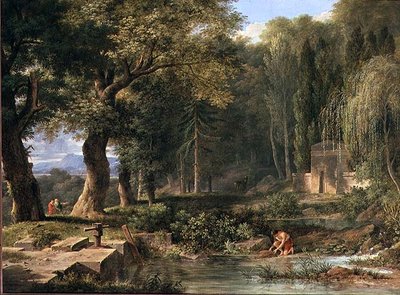 Classical landscape by Pierre Henri de Valenciennes - print