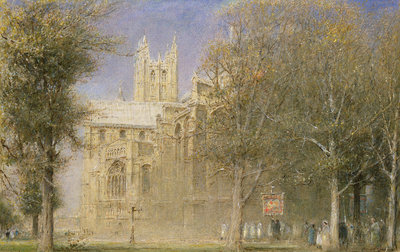 Canterbury Cathedral by Albert Goodwin - print