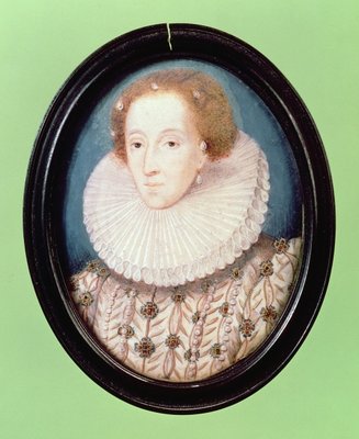 Miniature of Queen Elizabeth I by Nicholas Hilliard - print