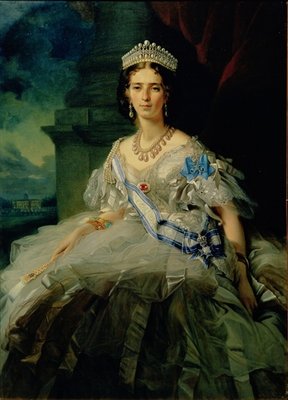 Portrait of Princess Tatiana Alexanrovna Yusupova, 1858 (oil on canvas) by Franz Xaver Winterhalter - print