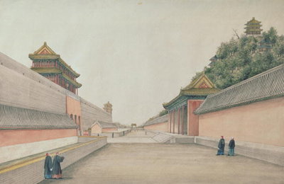The Imperial Palace in Peking, from a collection of Chinese Sketches, 1804-06 (w/c on paper) by Ivan Alexandrov - print