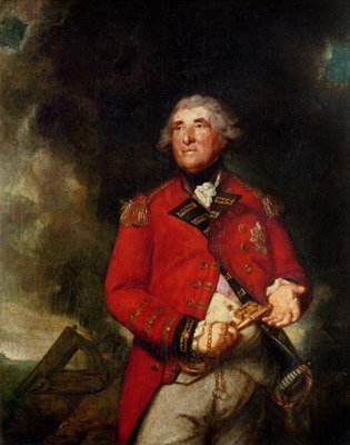 Lord Heathfield (1717-90) Governor of Gibraltar during the siege of 1779-83, 1787 (oil on canvas) by Sir Joshua Reynolds - print