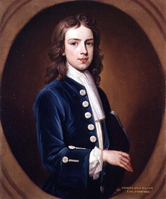 Portrait of the younger son of William, Earl of Dumfries by Anonymous - print