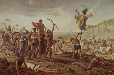 Marius triumphing over the Cimbri by Saverio Altamura - print