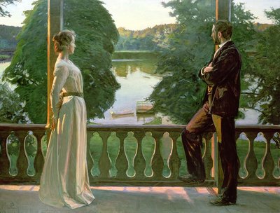 Nordic Summer Evening, 1899-1900 by Sven Richard Bergh - print