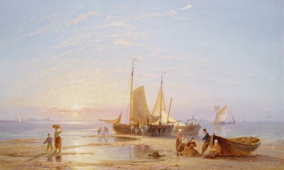 Off Flushing by Pieter Cornelis Dommerson - print