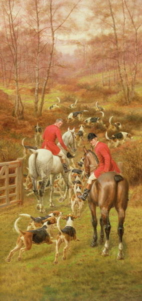 Hunting Scene, 1906 by Edward Algernon Stuart Douglas - print