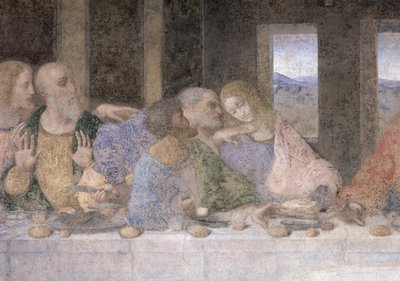 Fine Art Print of The Last Supper, 1495-97 by Leonardo da Vinci