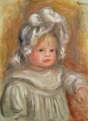 Portrait of a Child by Pierre Auguste Renoir - print